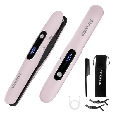 Mini Cordless Hair Straightener & Curler 2-in-1 with LED Display-Classic Series